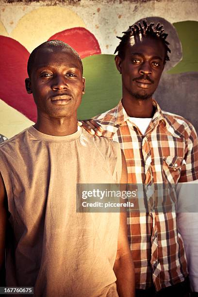 two africans men - senegal stock pictures, royalty-free photos & images