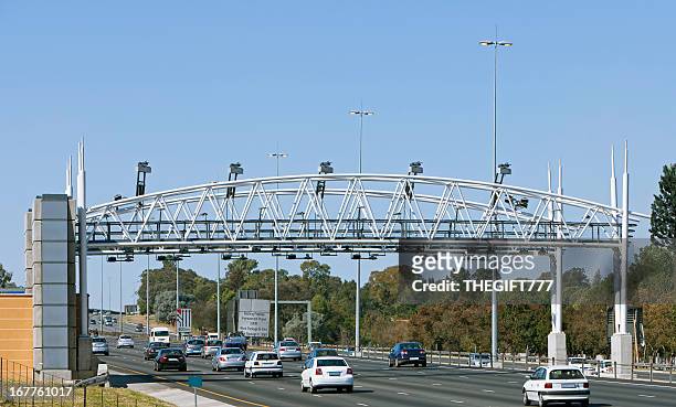 open road toll gate - gauteng province stock pictures, royalty-free photos & images