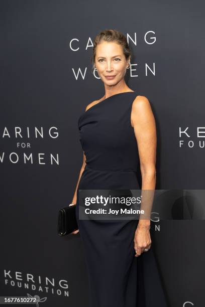 Christy Turlington attends the Kering Caring For Women Dinner at The Pool on September 12, 2023 in New York City.