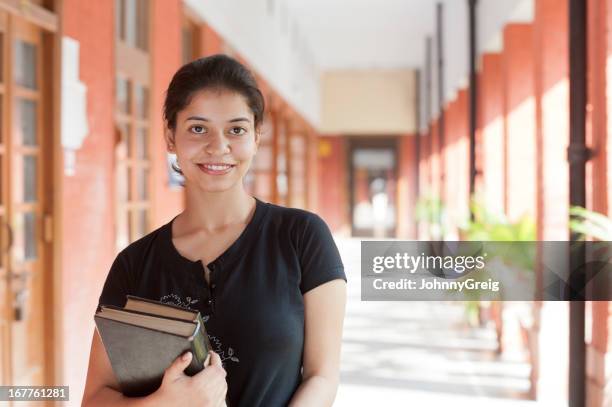 young indian female university student - delhi university stock pictures, royalty-free photos & images