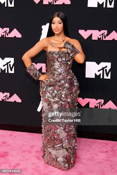 Cardi B attends the 2023 MTV Video Music Awards at Prudential Center on September 12, 2023 in Newark, New Jersey.