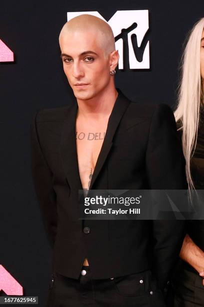 Damiano David attends the 2023 MTV Video Music Awards at Prudential Center on September 12, 2023 in Newark, New Jersey.
