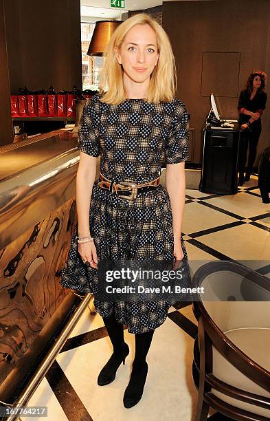 Victoria Pattinson attends the launch of Cash & Rocket, in aid of the Rush to Zero campaign, at Banca Restaurant on April 29, 2013 in London, England.