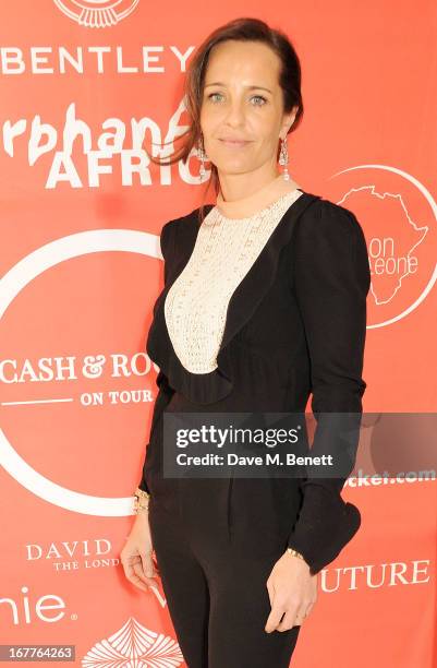 Julie Brangstrup attends the launch of Cash & Rocket, in aid of the Rush to Zero campaign, at Banca Restaurant on April 29, 2013 in London, England.