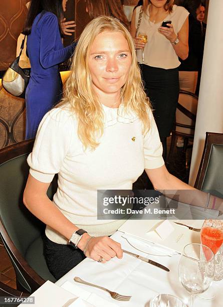 Jodie Kidd attends the launch of Cash & Rocket, in aid of the Rush to Zero campaign, at Banca Restaurant on April 29, 2013 in London, England.