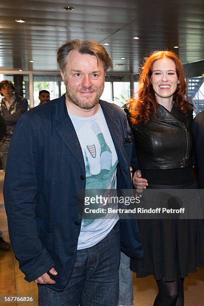 Director Nick Quinn and actress Audrey Fleurot attend the premiere of 'La Fleur De L'Age' at UGC Cine Cite Bercy on April 29, 2013 in Paris, France.