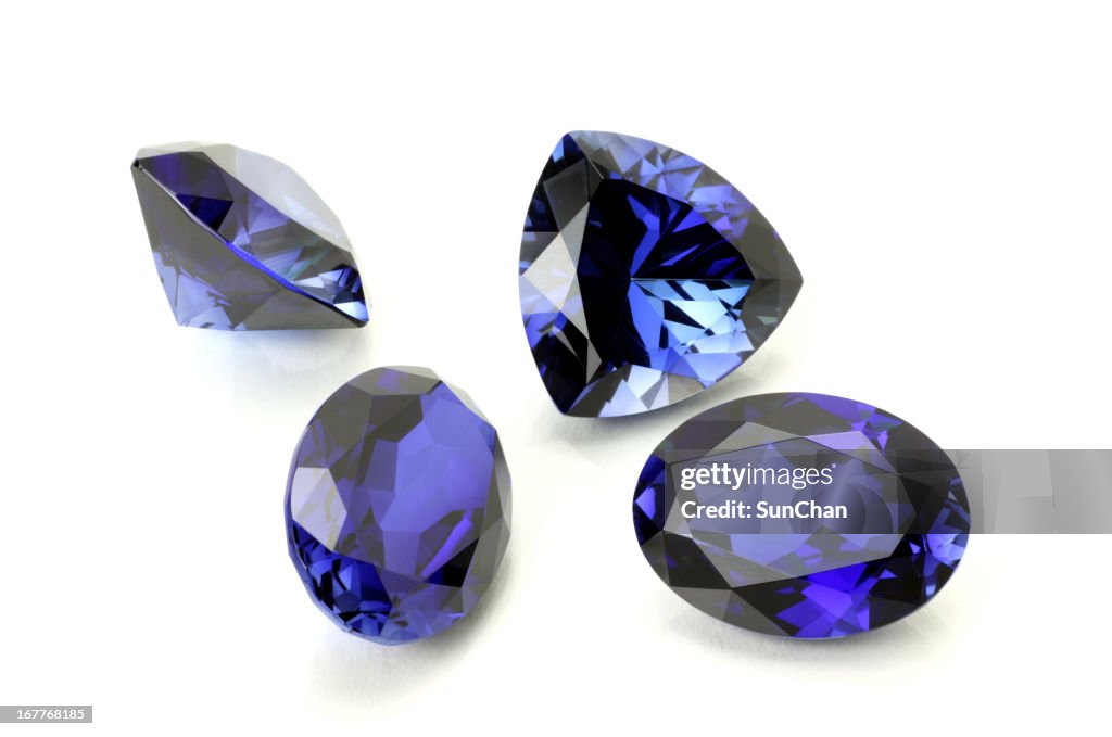 Saphirblau oder Tanzanite