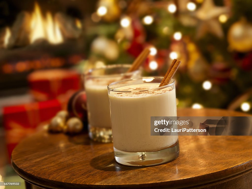 Eggnog at Christmas Time