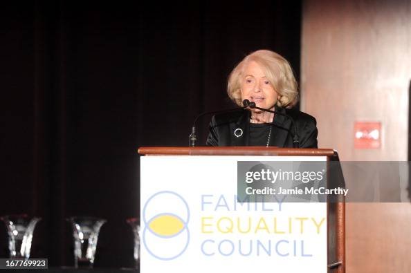 Edie Winsor speaks at the Family Equality Council’s Night at the Pier