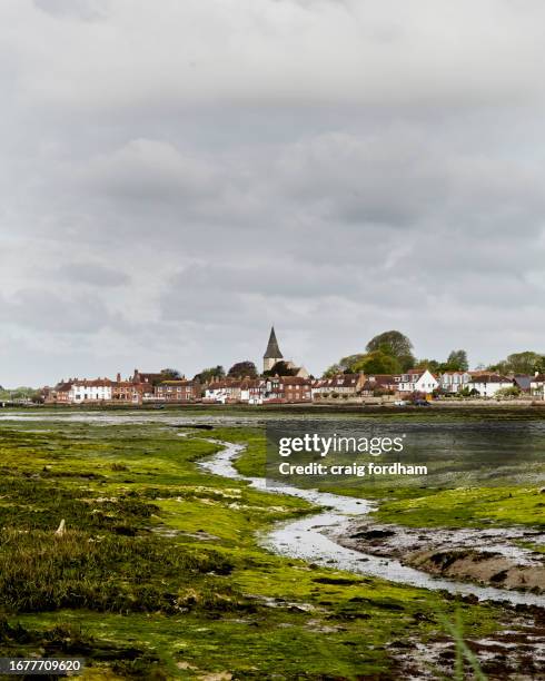 bosham, chichester. - chichester harbour stock pictures, royalty-free photos & images