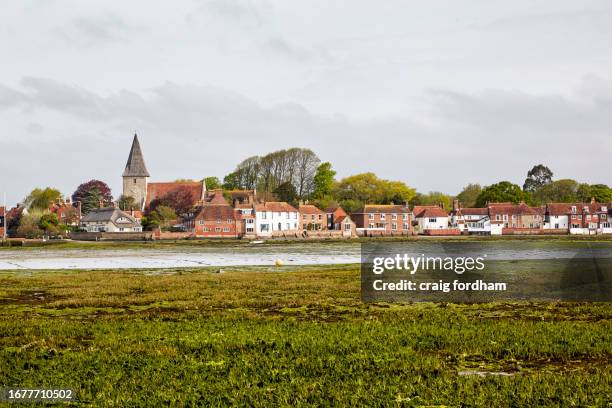 bosham, chichester. - chichester harbour stock pictures, royalty-free photos & images