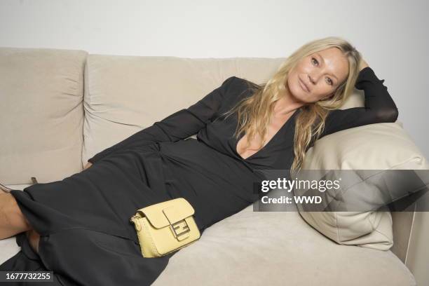 Kate Moss at the Fendi Spring 2024 Ready To Wear Fashion Show on September 20, 2023 in Milan, Italy.