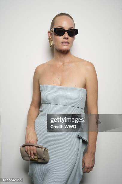 Amber Valletta at the Fendi Spring 2024 Ready To Wear Fashion Show on September 20, 2023 in Milan, Italy.