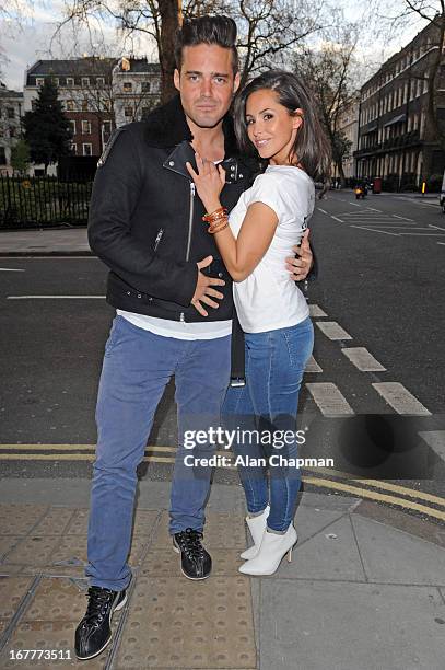 Spencer Matthews and Funda Onal attend fundraiser for 'The Brompton Fountain on April 29, 2013 in London, England.