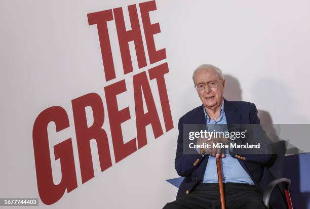 Sir Michael Caine attends "The Great Escaper" World Premiere at BFI Southbank on September 20, 2023 in London, England.