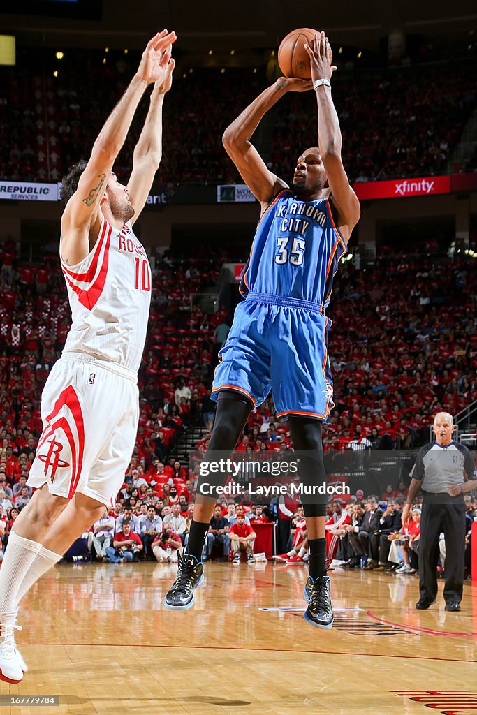 Oklahoma City Thunder v Houston Rockets - Game Four