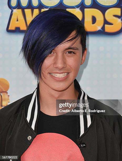 Cole Plante arrives to the 2013 Radio Disney Music Awards at Nokia Theatre L.A. Live on April 27, 2013 in Los Angeles, California.