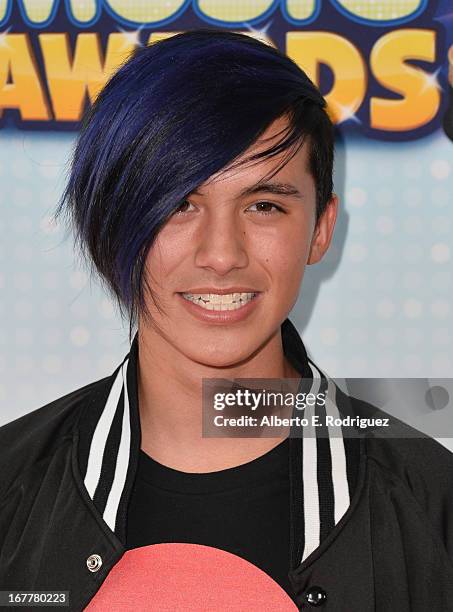 Cole Plante arrives to the 2013 Radio Disney Music Awards at Nokia Theatre L.A. Live on April 27, 2013 in Los Angeles, California.