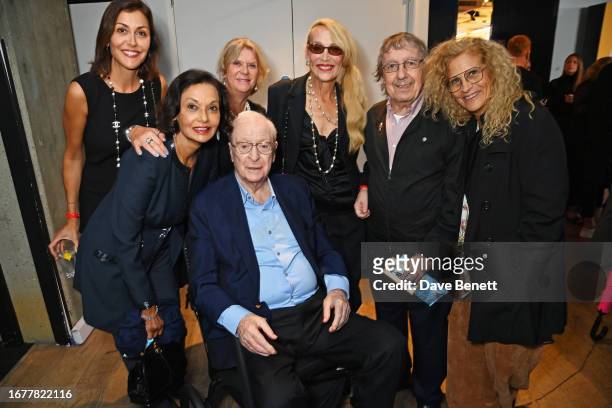 Natasha Caine, Shakira Caine, Nikki Caine, Michael Caine, Jerry Hall, Bill Wyman and Suzanne Wyman attend the World Premiere of "The Great Escaper"...