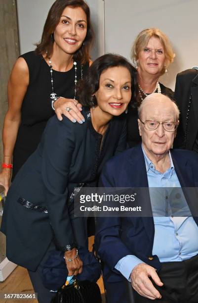 Natasha Caine, Shakira Caine, Nikki Caine and Michael Caine attend the World Premiere of "The Great Escaper" at BFI Southbank on September 20, 2023...