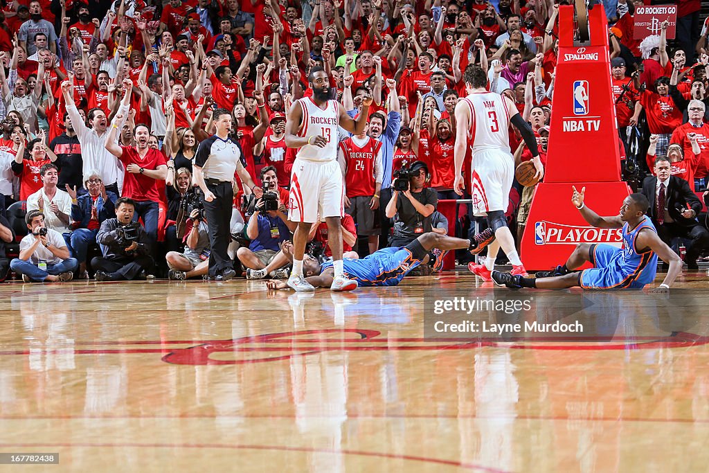 Oklahoma City Thunder v Houston Rockets - Game Four