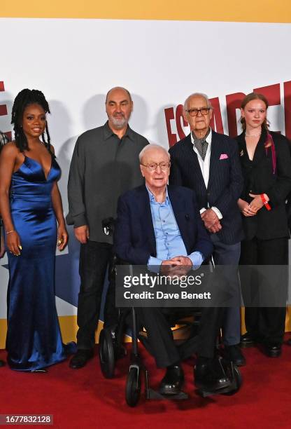 Danielle Vitalis, Oliver Parker, Michael Caine, Sir John Standing and Laura Marcus attend the World Premiere of "The Great Escaper" at BFI Southbank...
