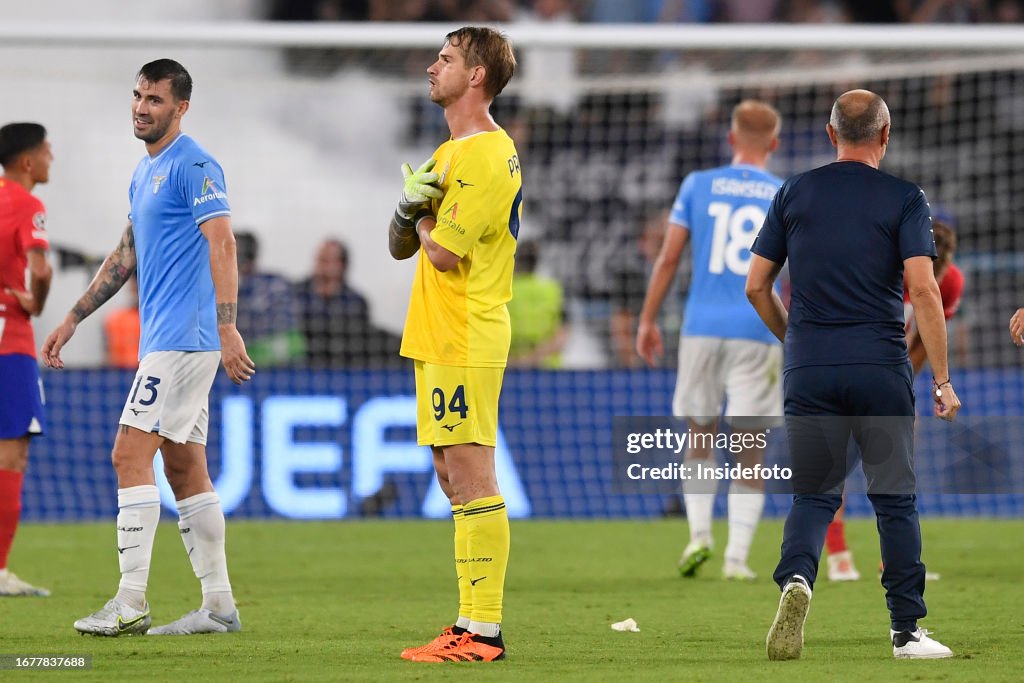 Provedel Ivan Provedel of SS Lazio celebrates after scoring the goal of 1-1 ...