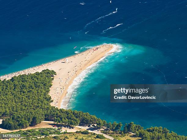 zlatni rat - zlatni rat stockfoto's en -beelden