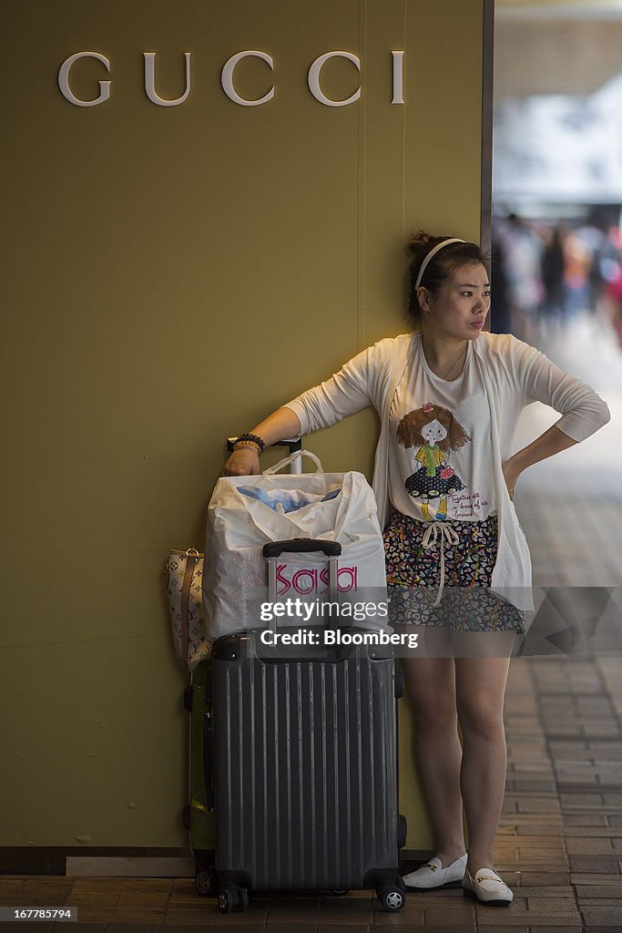 Shoppers In Hong Kong During China's May Day Holiday