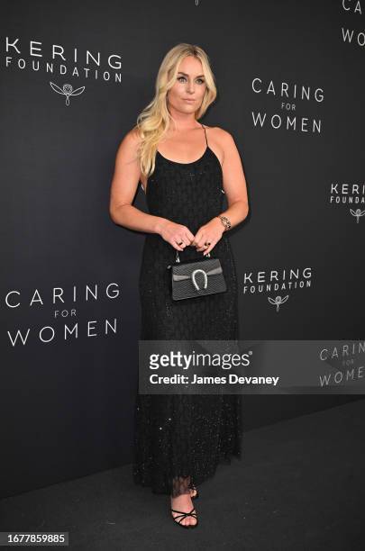 Lindsey Vonn attends Kering's 2nd Annual Caring For Women Dinner at The Pool on September 12, 2023 in New York.