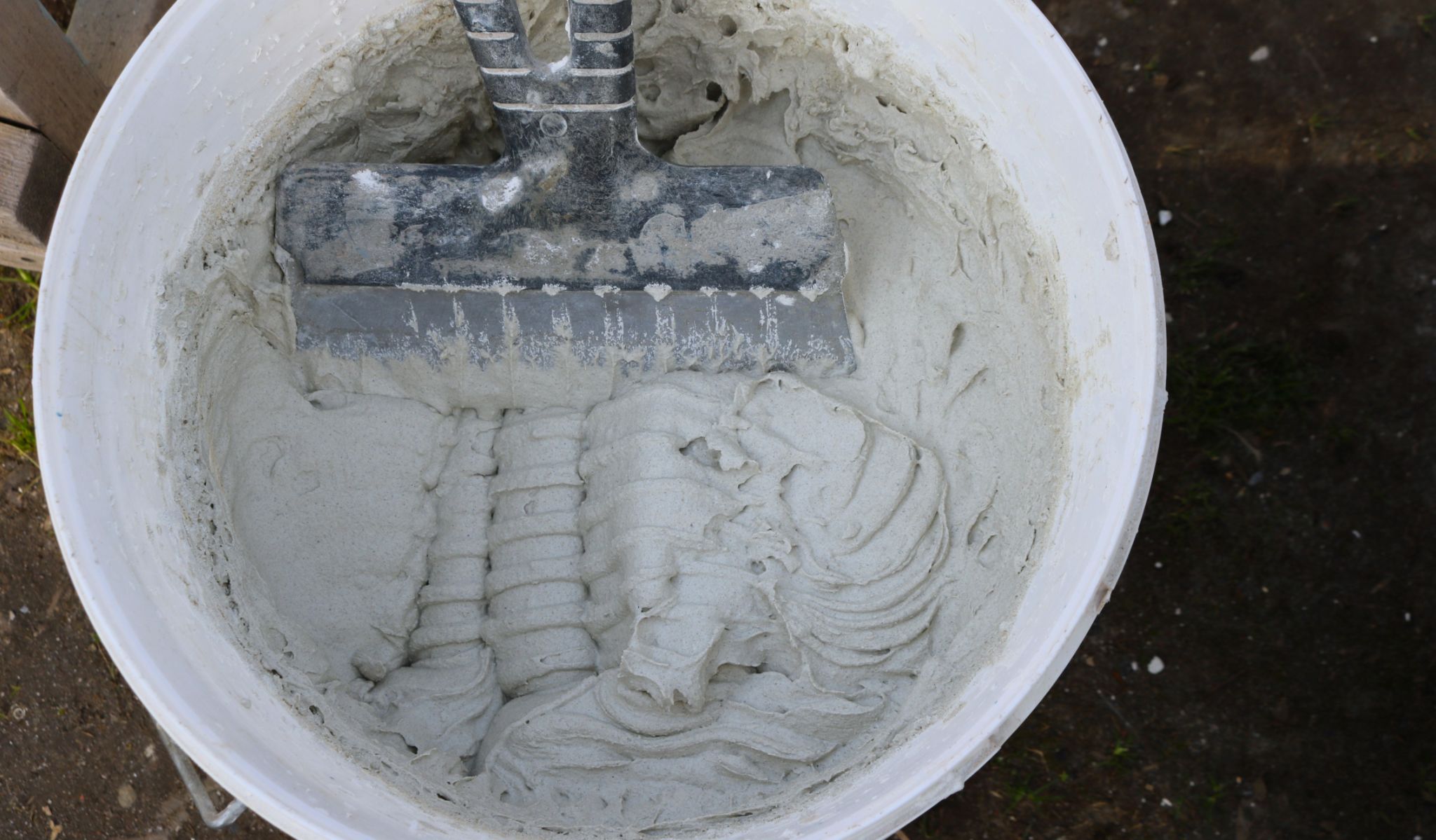 stucco application