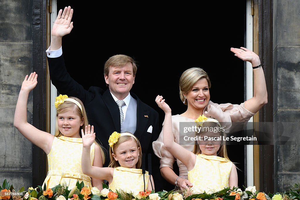 Inauguration Of King Willem Alexander As Queen Beatrix Of The Netherlands Abdicates