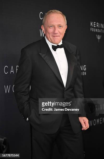 François-Henri Pinault attends Kering's 2nd Annual Caring For Women Dinner at The Pool on September 12, 2023 in New York.