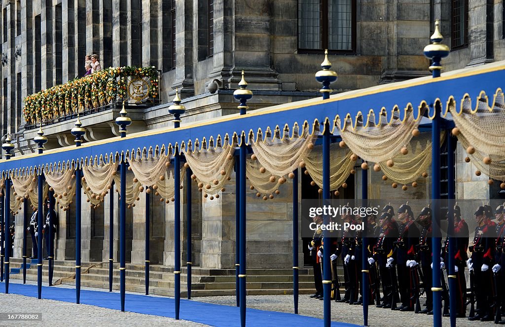 Inauguration Of King Willem Alexander As Queen Beatrix Of The Netherlands Abdicates