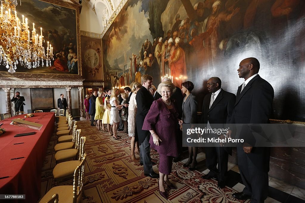 Inauguration Of King Willem Alexander As Queen Beatrix Of The Netherlands Abdicates