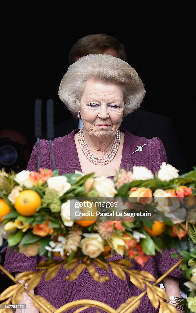 Inauguration Of King Willem Alexander As Queen Beatrix Of The Netherlands Abdicates