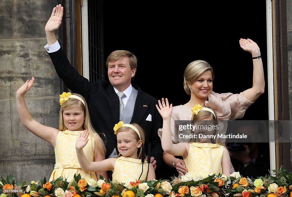 Inauguration Of King Willem Alexander As Queen Beatrix Of The Netherlands Abdicates