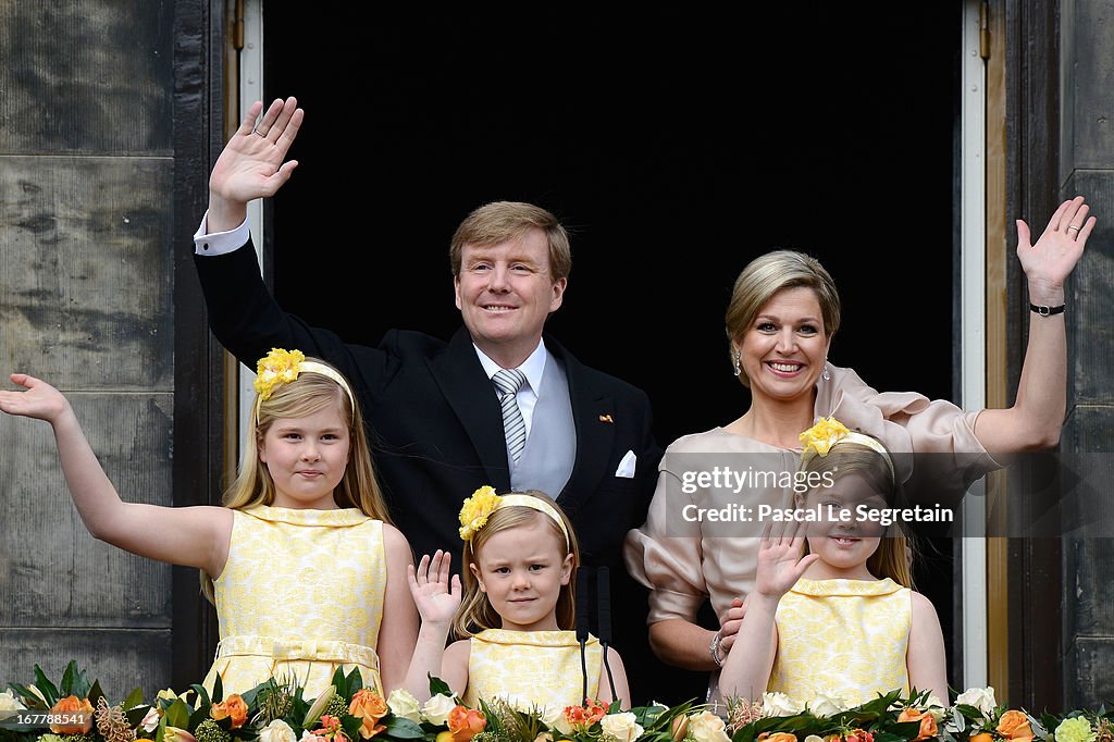 Inauguration Of King Willem Alexander As Queen Beatrix Of The Netherlands Abdicates