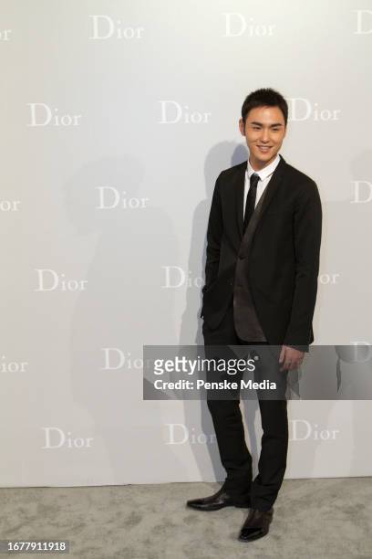 Taiwanese actor and model, Ethan Ruan, at the Dior fashion show in Shanghai, China, May 15, 2010.