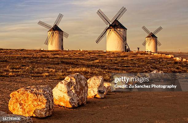 la mancha at sunset - la mancha 個照片及圖片檔