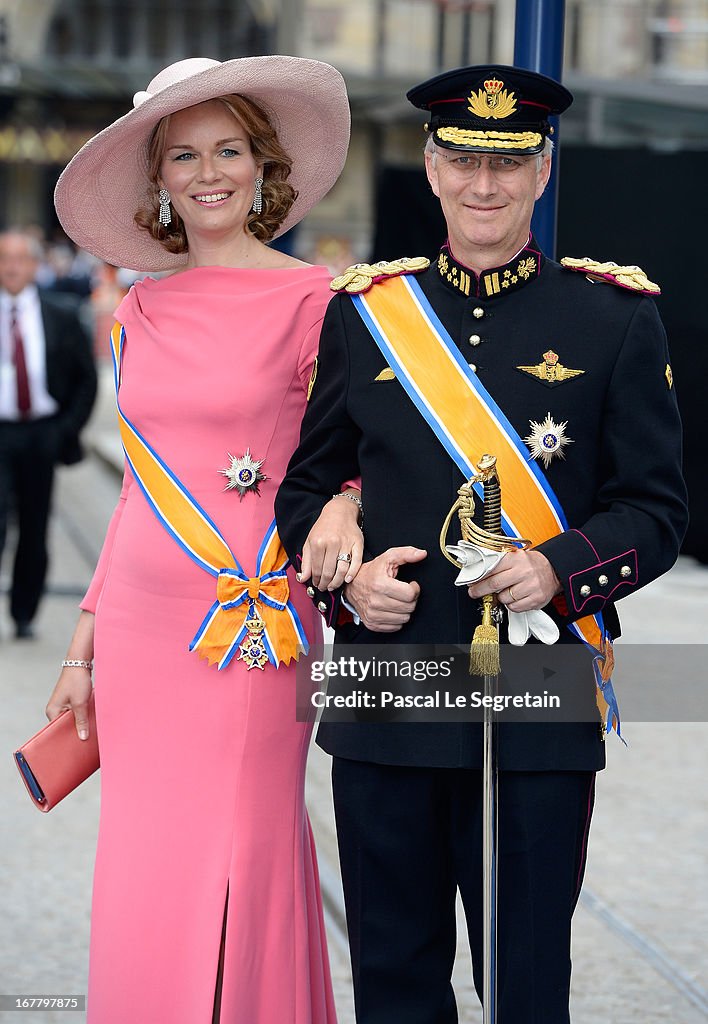 Inauguration Of King Willem Alexander As Queen Beatrix Of The Netherlands Abdicates