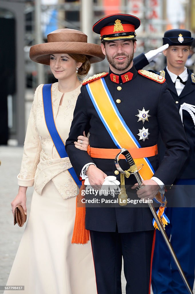 Inauguration Of King Willem Alexander As Queen Beatrix Of The Netherlands Abdicates