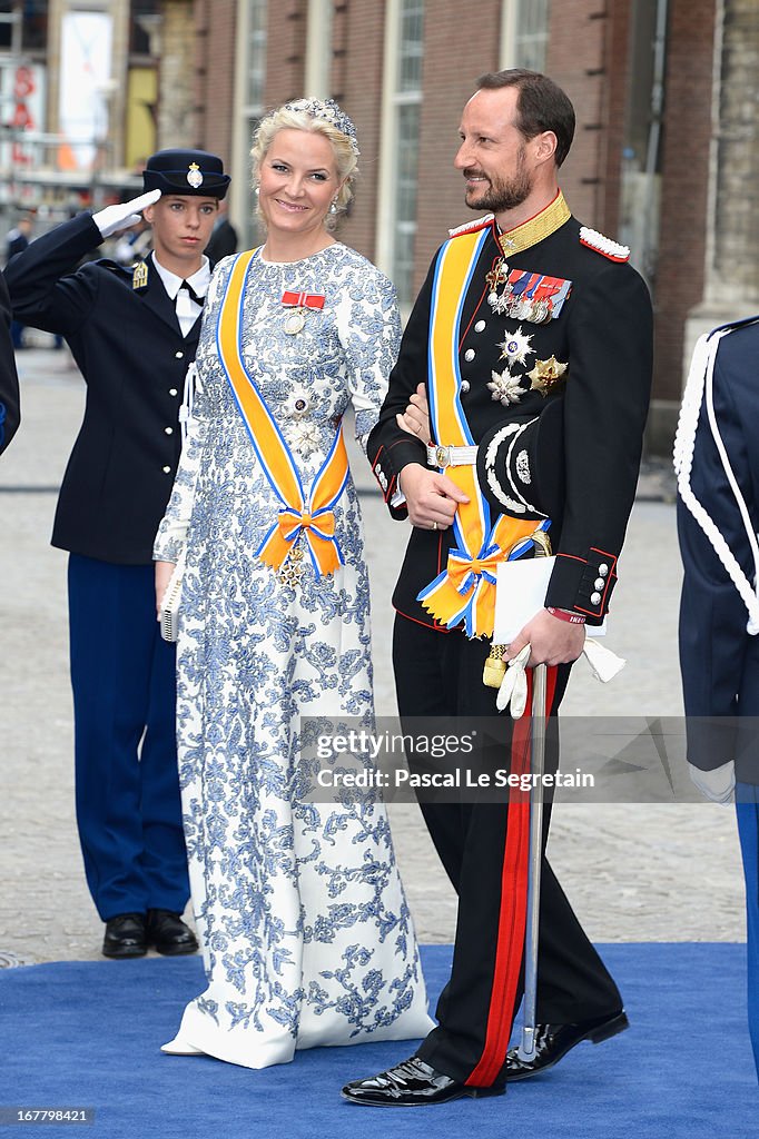 Inauguration Of King Willem Alexander As Queen Beatrix Of The Netherlands Abdicates