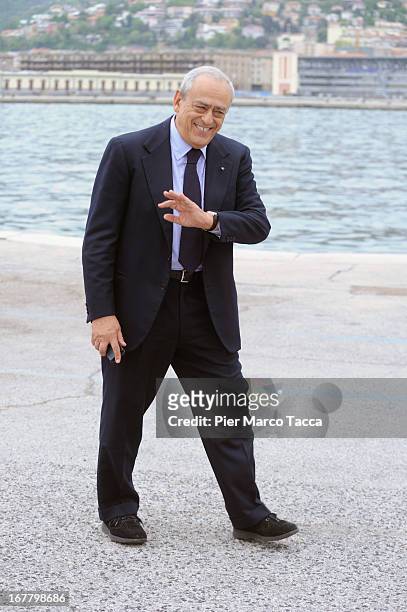 Francesco Gaetano Caltagirone attends Assicurazioni Generali S.p.A. Shareholders General Meeting on April 30, 2013 in Trieste, Italy.The...