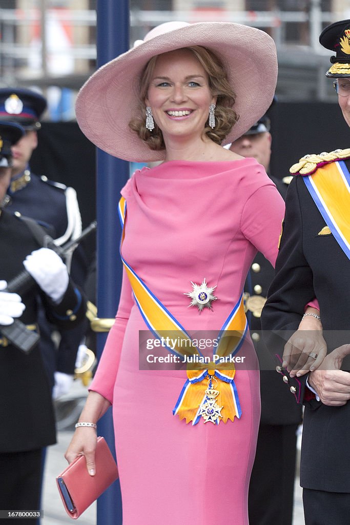 The Inauguration Of King Willem Alexander As Queen Beatrix Of The Netherlands Abdicates