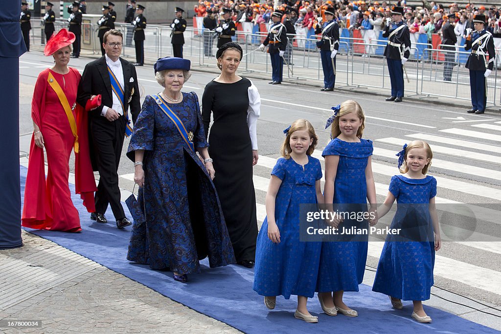 The Inauguration Of King Willem Alexander As Queen Beatrix Of The Netherlands Abdicates