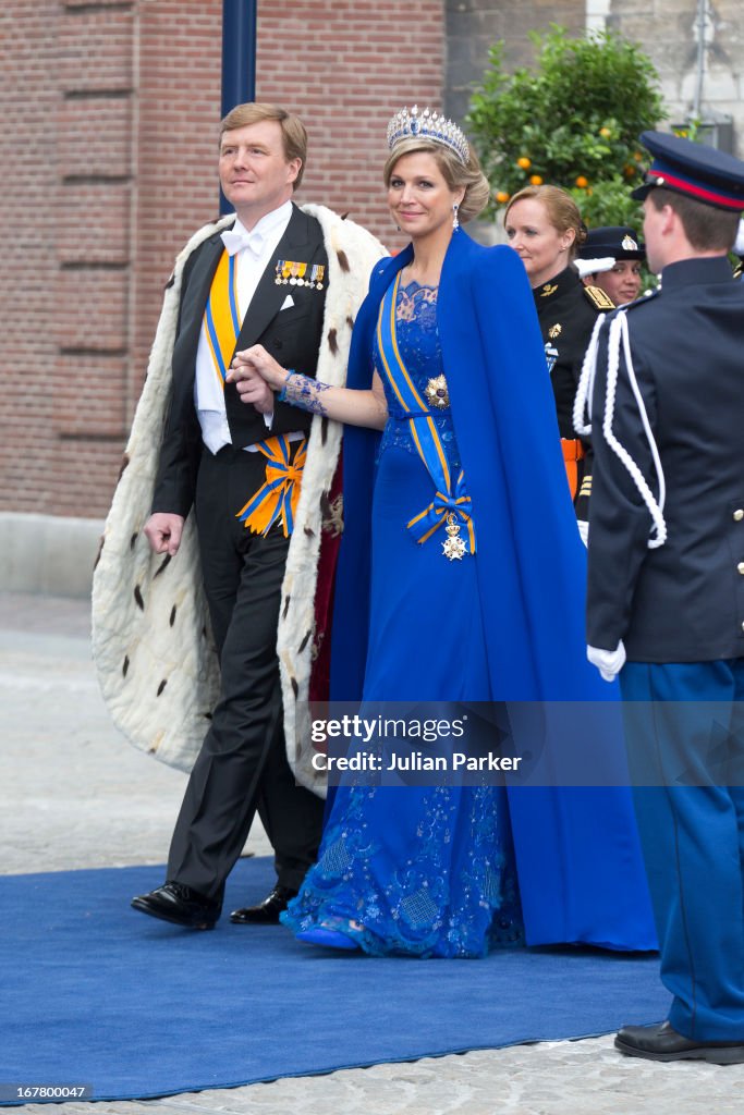 The Inauguration Of King Willem Alexander As Queen Beatrix Of The Netherlands Abdicates