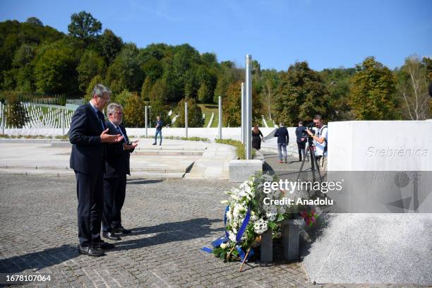 Ceremony is held within the 20th anniversary of the opening of the Srebrenica Memorial Center, which was built in memory of the victims of the...