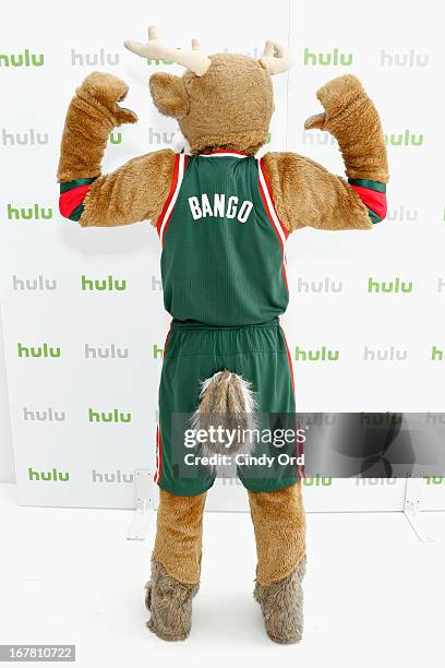 Mascot Bango the Buck attends Hulu NY Press Junket on April 30, 2013 in New York City.