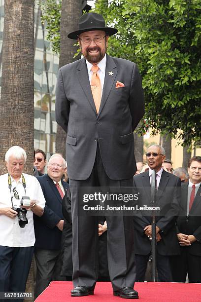 Shotgun Tom" Kelly attends the ceremony honoring him with a star on The Hollywood Walk of Fame held on April 30, 2013 in Hollywood, California.